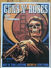 Póster litográfico de Guns N Roses - San Francisco 2016 31/300 segunda mano  Embacar hacia Argentina