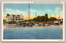 Usado, Cartão postal Toledo Yacht Club Bay View Park Toledo Ohio vintage G5 comprar usado  Enviando para Brazil