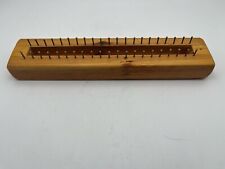 Vintage Handmade Wooden Yarn Thread Craft Loom 42 Pegs - Nicely Made Handcrafted for sale  Shipping to South Africa