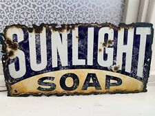 sunlight soap sign for sale  COLCHESTER