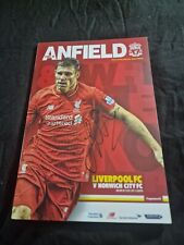 Liverpool signed programme for sale  LEIGH-ON-SEA