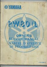Yamaha PW80 Pee-Wee 80 Mini-Trail 21W Factory Shop Repair Manual Book PW 80 EB98, used for sale  Shipping to South Africa