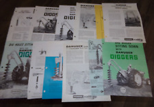 12-lot vintage danuser post hole diggers brochures good used for sale  Shipping to South Africa