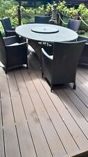 Oval rattan table for sale  LEIGHTON BUZZARD
