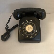 Vintage Western Electric Bell System Black Rotary Desk Phone Telephone 1950 1960, used for sale  Shipping to South Africa