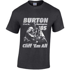 Camiseta Metallica - Cliff Burton-Flag retrô - carvão urze comprar usado  Enviando para Brazil