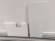 White chipboard shelves for sale  NORWICH