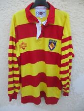 Maillot rugby USAP PERPIGNAN vintage COTTON OXFORD shirt collection XL, occasion d'occasion  Raphele-les-Arles