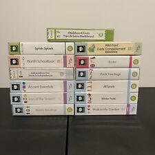 Cricut Cartridges Lot Of 13 - Chalkboard Fonts Seasonal Accent Essentials for sale  Shipping to South Africa