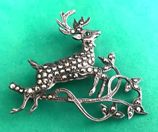 Vintage silver reindeer for sale  NEW MILTON