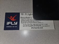 Voucher iFly - 10 lotów - dobry na każdą lokalizację i-Fly w USA, używany na sprzedaż  Wysyłka do Poland