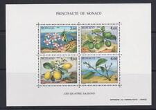 PLANT125 - SELLOS DE NATURALEZA Y PLANTAS MONACO 1990 CUATRO ESTACIONES ÁRBOL FRUTAL LIMÓN SIN MONTAR O NUNCA MONTADA segunda mano  Embacar hacia Argentina