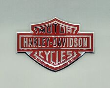 "Calcomanía plana emblema de motocicleta Harley Davidson 4,25"" x 3" segunda mano  Embacar hacia Argentina