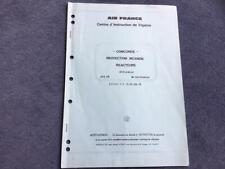 Air France Concorde Fuego Protección Reactors Información Servicio Manual 1975 segunda mano  Embacar hacia Argentina