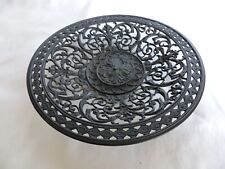 Decorative Boderus Black Metal Plate/Dish with Open Design for sale  Shipping to South Africa