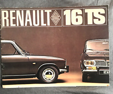Renault 16ts opuscolo usato  Bologna