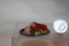Miniature Dollhouse Vintage Artisan Baked Ham Grapes & Broccoli Rabe 1:12 NR for sale  Chicago