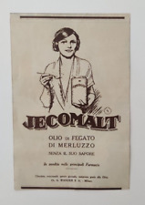 Pubblicita jecomalt olio usato  Ferrara