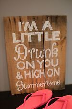 Drunk wooden sign for sale  Inver Grove Heights