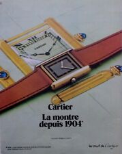 Advertising watch cartier d'occasion  Expédié en Belgium