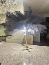 Ostrich lamp real for sale  Glen Ellyn