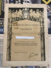 1921 diploma decreto usato  Ancona