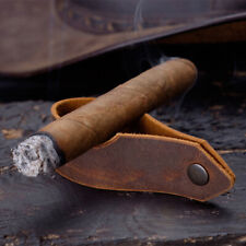 Leather cigar holder for sale  Shipping to Ireland