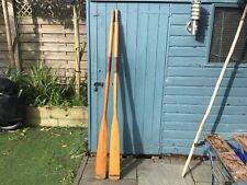 Wooden oars 6foot for sale  LOWESTOFT