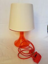 ikea lamp orange whie plastic lampan  small tweedehands  verschepen naar Netherlands
