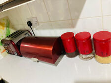 Red kitchen set for sale  LEICESTER