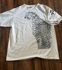 Vintage Cheetah Art 90s Graphic Shirt Made in USA Size - L, used for sale  Shipping to South Africa