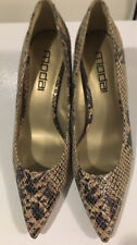 Zapatos de salón para mujer Moda Spana piel de serpiente talla 8,5 medianos segunda mano  Embacar hacia Mexico