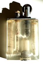 Encendedor de cigarrillos transparente translúcido de gasolina ornamentado especial de colección, usado segunda mano  Embacar hacia Argentina
