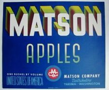 Original matson apple for sale  Choteau