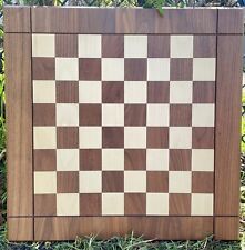 Tablero de ajedrez Drueke Nogal & Birch 21 63, 2"" cuadrados. Bien usado. segunda mano  Embacar hacia Argentina