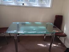 Glass dining table for sale  LONDON