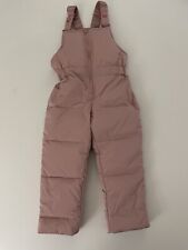 Motxy Infant Down Snow Pants Overalls Bibs 12 Mon Pink 80cm Adjustable Strap Zip, used for sale  Miami