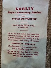 Goblin 1960s vacumn for sale  SWANSEA