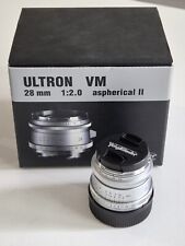 Voigtlander ultron 28mm for sale  MILTON KEYNES