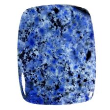 77.75Cts. 34X43X5mm. 100% Natural Designer Dumortierite Cushion Cab Gemstone for sale  Shipping to South Africa
