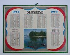 Almanach calendrier ptt d'occasion  Tours-