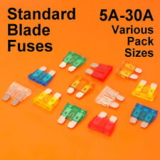 Used, High Quality Standard Blade Fuses For Car Van Bike - 5A 10A 15A 20A 25A 30A 40A for sale  Shipping to South Africa