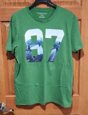 Camiseta AEROPOSTALE masculina XL verde manga curta gráfica 100% algodão em excelente estado usado, usado comprar usado  Enviando para Brazil