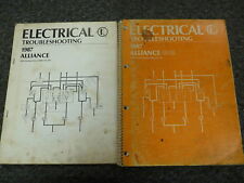 Renault Alliance y GTA 1986 diagrama de cableado eléctrico manual de solución de problemas segunda mano  Embacar hacia Mexico