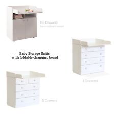 Baby Storage Unit / Chest with Built in Changing Unit with or without Drawers, used for sale  Shipping to South Africa