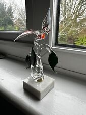 Glass bird ornament for sale  PETERBOROUGH