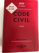 Code civil 2023 d'occasion  Neuilly-sur-Seine