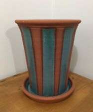 Terracotta blue striped for sale  YATELEY