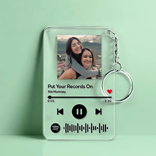 Chaveiro de acrílico personalizado, foto personalizado digitalizável música música código chaveiro comprar usado  Enviando para Brazil