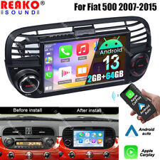 Rádio estéreo GPS para carro 2+64G 7" Android 13 CarPlay GPS WiFi para Fiat 500 2007-2015 comprar usado  Enviando para Brazil